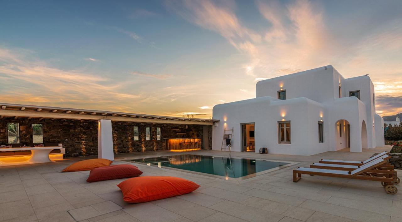Mykonos Ag Villas In Ftelia Beach Kültér fotó