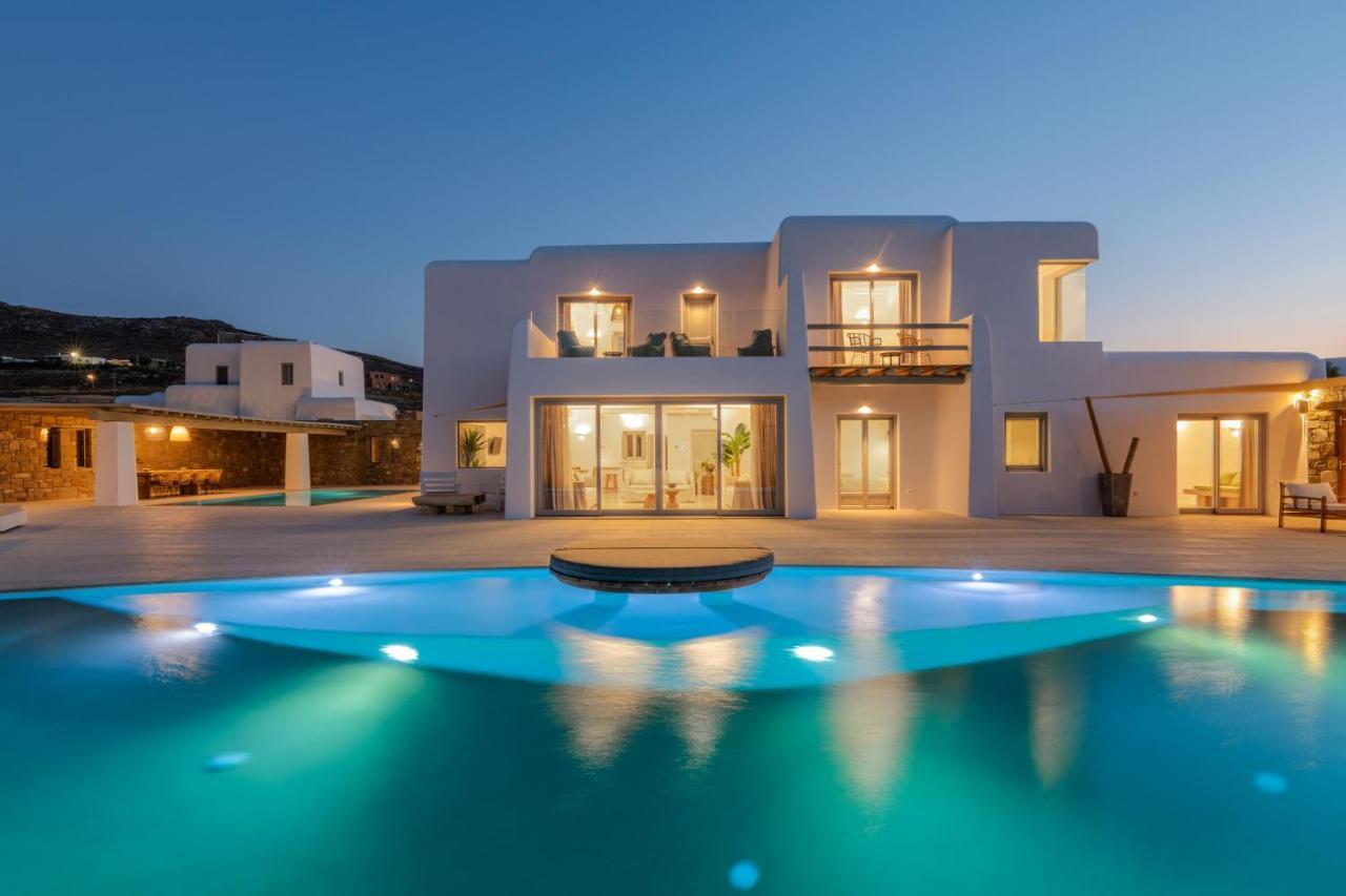 Mykonos Ag Villas In Ftelia Beach Kültér fotó