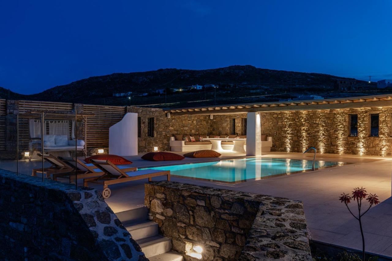 Mykonos Ag Villas In Ftelia Beach Kültér fotó