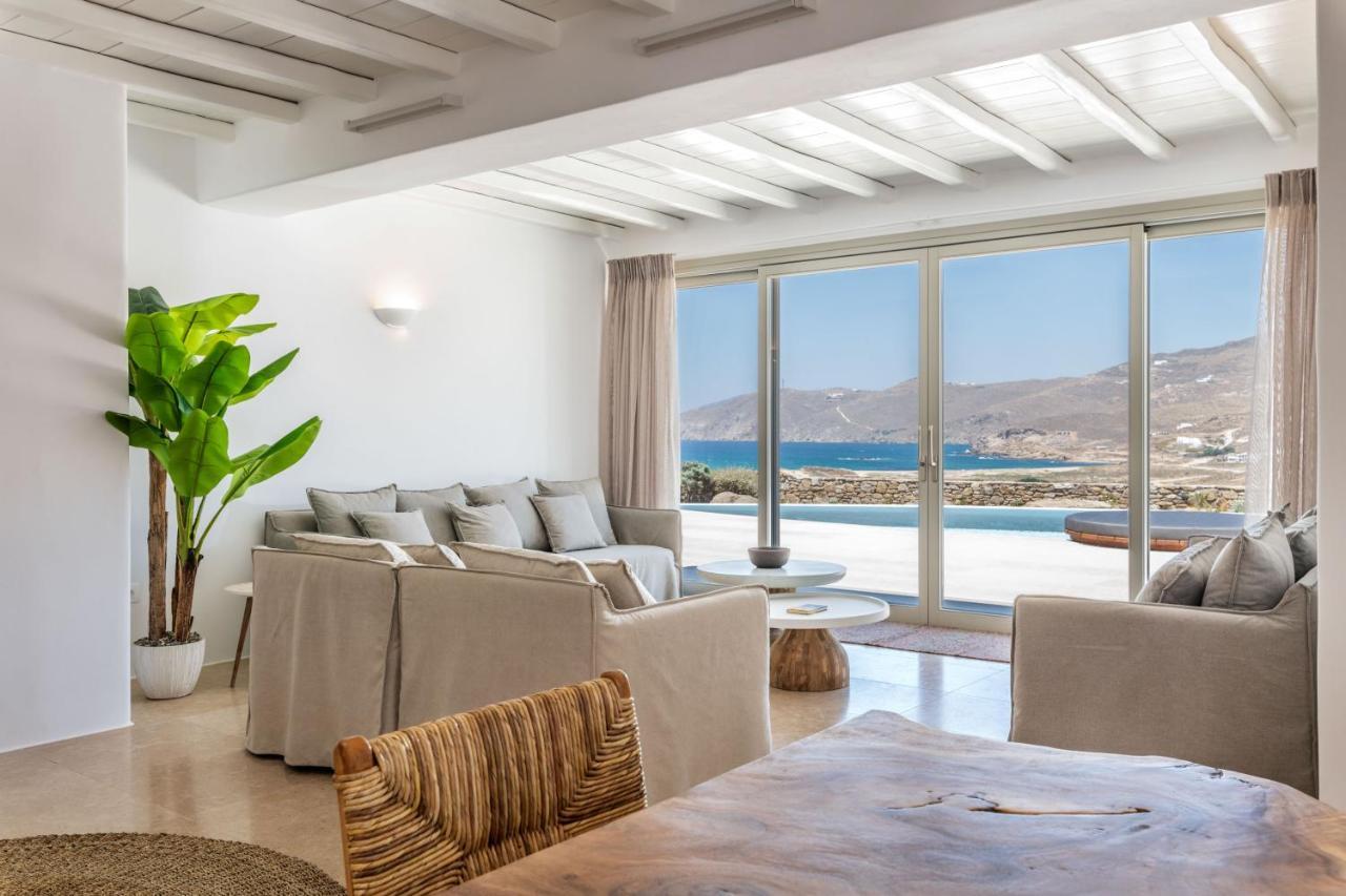 Mykonos Ag Villas In Ftelia Beach Kültér fotó