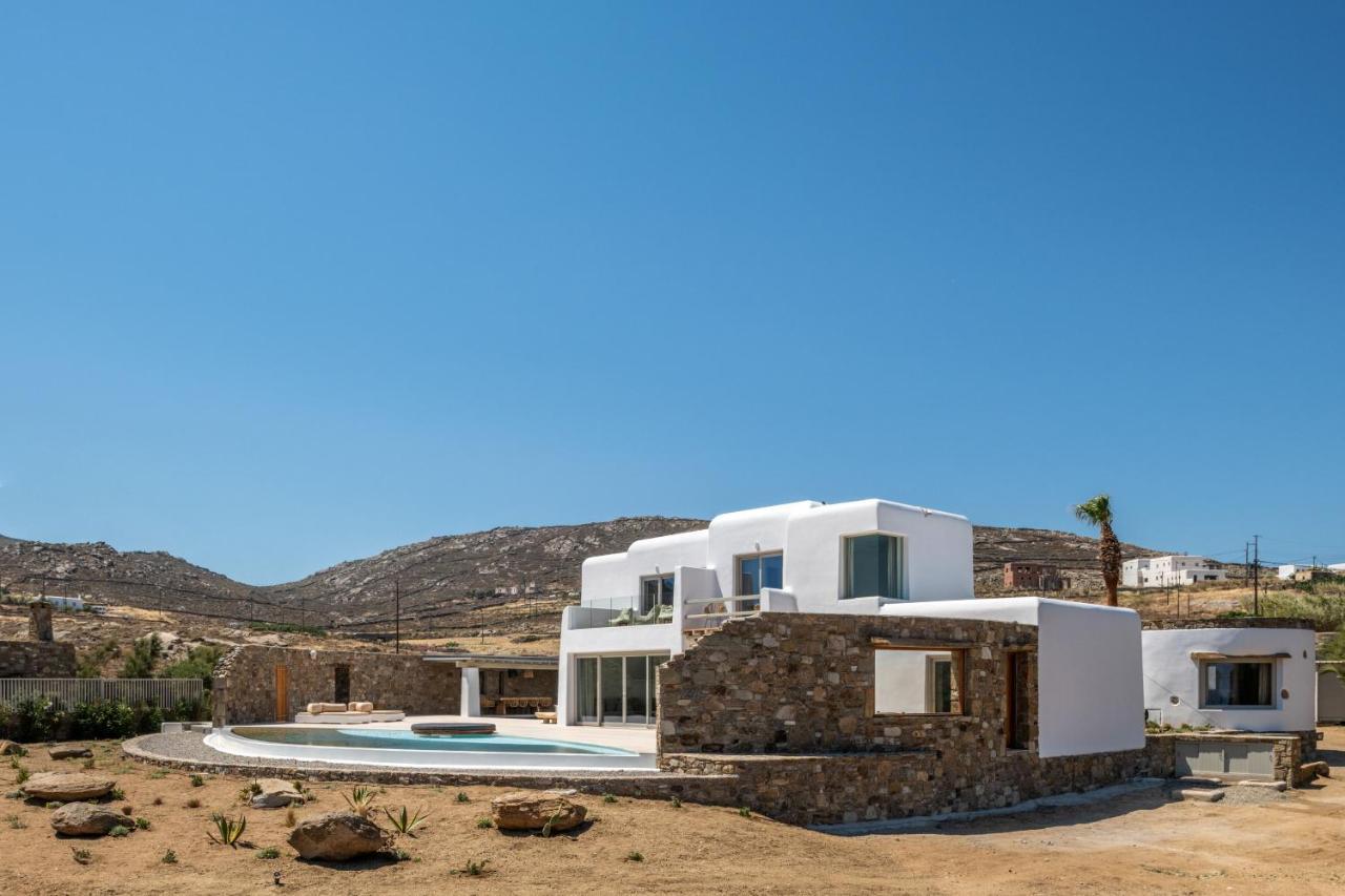 Mykonos Ag Villas In Ftelia Beach Kültér fotó